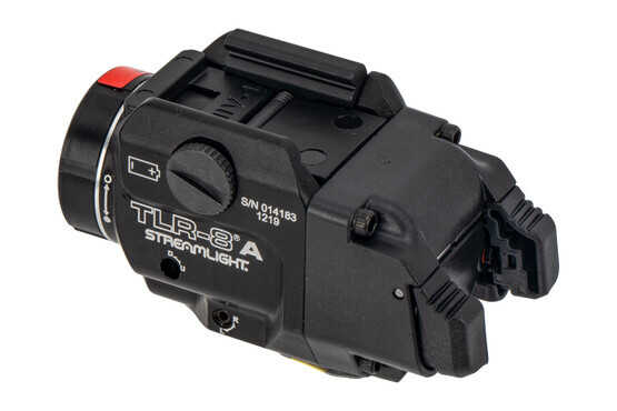 Streamlight TLR-8A FLEX 500 Lumen pistol light features a red laser